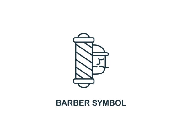 Barber Symbol: A Versatile Design Element for Modern Web and Print Projects