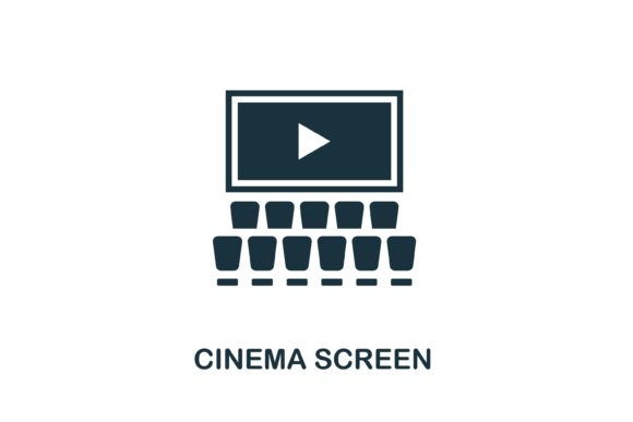 Cinema Screen Icon: A Versatile Design Element for Visual Storytelling