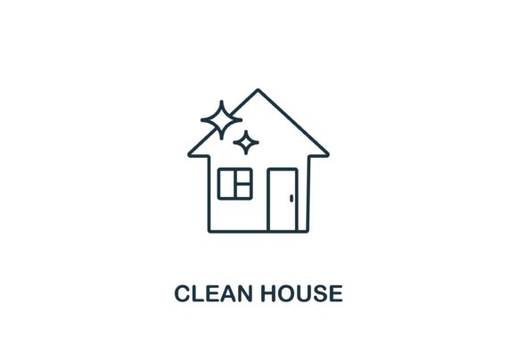 Clean House Icon: A Versatile Design Element for Modern Visual Communication