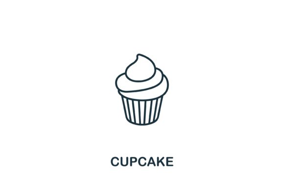 Cupcake Icon from Bakery Collection