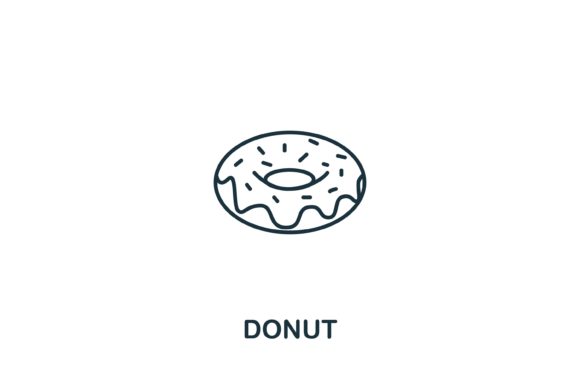 Donut Icon for Creative Design Projects