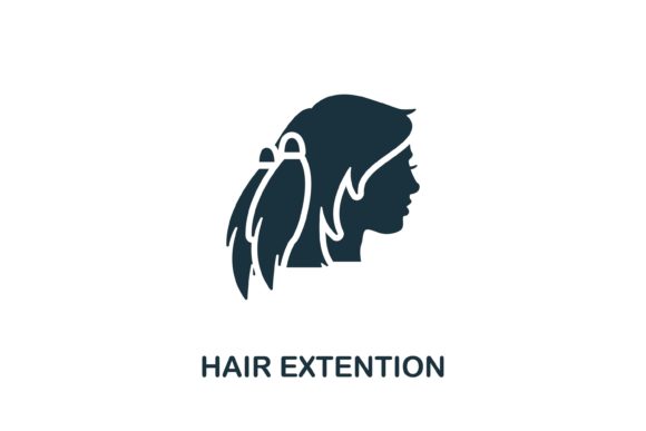 Hair Extension Icon: A Practical Design Element for Beauty and Web Professionals
