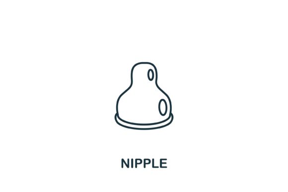 Integrating the Nipple Icon from Baby Things Collection into Design Workflows