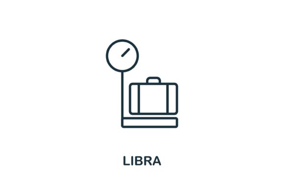 Libra Icon from Airport Collection: A Simple Design Solution for Modern Creatives