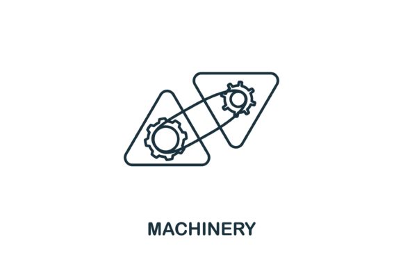 Machinery: Clean, Modern Design for Versatile Use