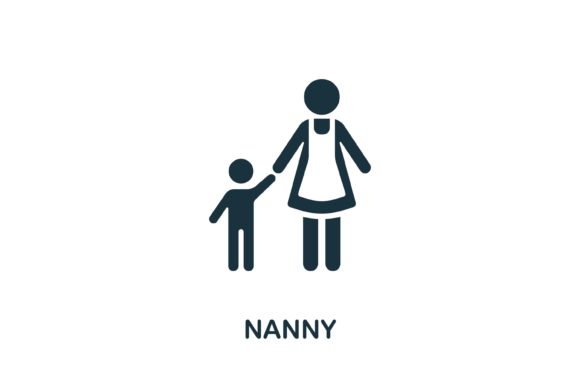 Nanny Icon: Creative Uses for Monochrome Design