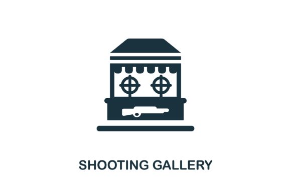 Shooting Gallery Icon: A Versatile Asset for Web Design and Infographics